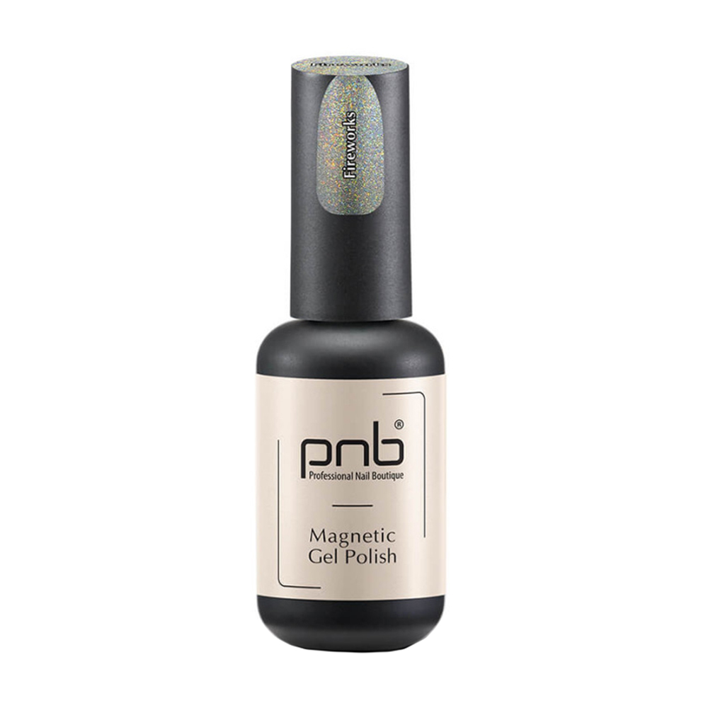 Уцінка! Магнітний гель-лак для нігтів PNB Magnetic Gel Polish Fireworks, 8 мл